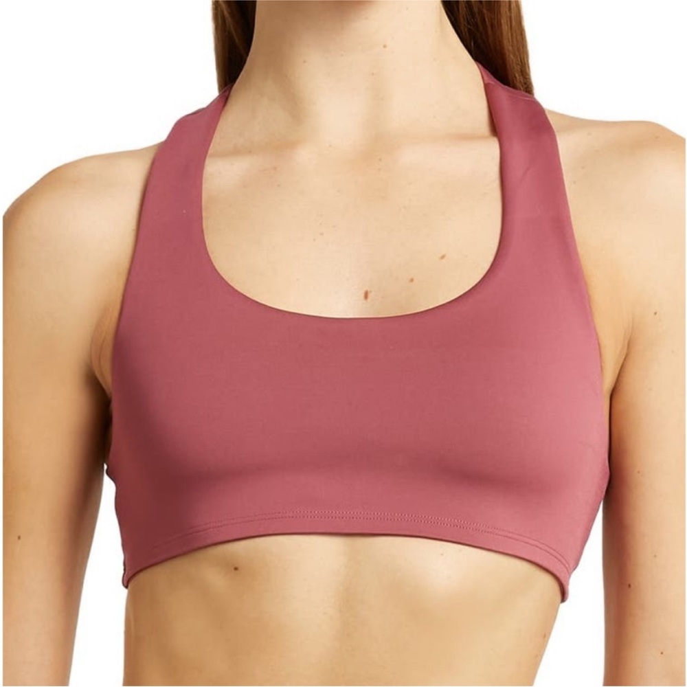 Alo Airlift Advantage Racerback Bra - Mars Clay (Size Medium)
